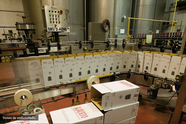 El proceso de embotellado